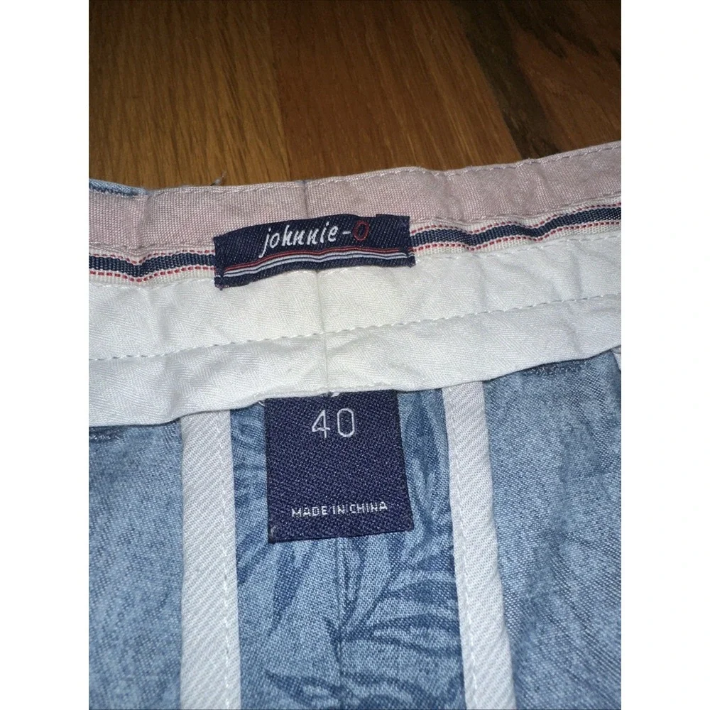 Johnnie-O Men's Blue Indigo Dyed Wilkins Bermuda‎ Shorts Size 40. Perfect